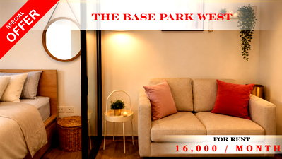 Condos for rent : 🚆✨ Prime Condo Location For Rent 📌 The Base Park West  (Line: @rent2022) | Near BTS On Nut  ✨ Ready to Move In! ✨  📌 Ref Code: A03739