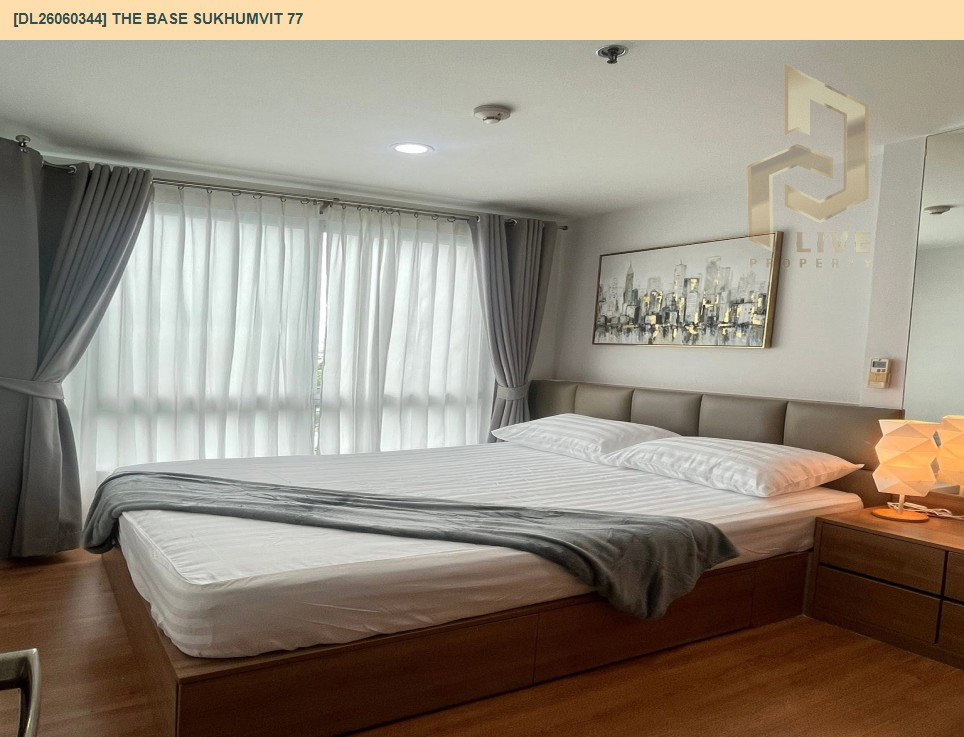 รูป DL26060344 ให้เช่าคอนโด เดอะ เบส สุขุมวิท 77 (The Base Sukhumvit 77) ใกล้ BTS อ่อนนุช พร้อมเข้าอยู่ โทรด่วน 0614453194 LineID @952jdxxk - รูปที่ 5/7