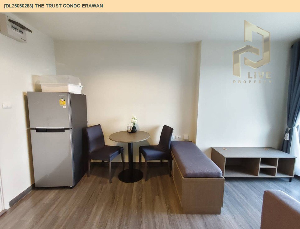 รูป DL26060283 ให้เช่าคอนโด เดอะ ทรัสต์ คอนโด เอราวัณ (The Trust Condo Erawan) ใกล้ BTS ช้างเอราวัณ พร้อมเข้าอยู่ โทรด่วน 0653619502 LineID @952jdxxk - รูปที่ 3/13