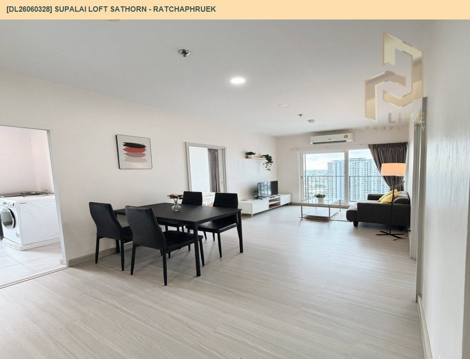 รูป DL26060328 ให้เช่าคอนโด ศุภาลัย ลอฟท์ สาทร - ราชพฤกษ์ (Supalai Loft Sathorn - Ratchaphruek) ใกล้ BTS บางหว้า พร้อมเข้าอยู่ โทรด่วน 0638692663 LineID @952jdxxk - รูปที่ 10/11