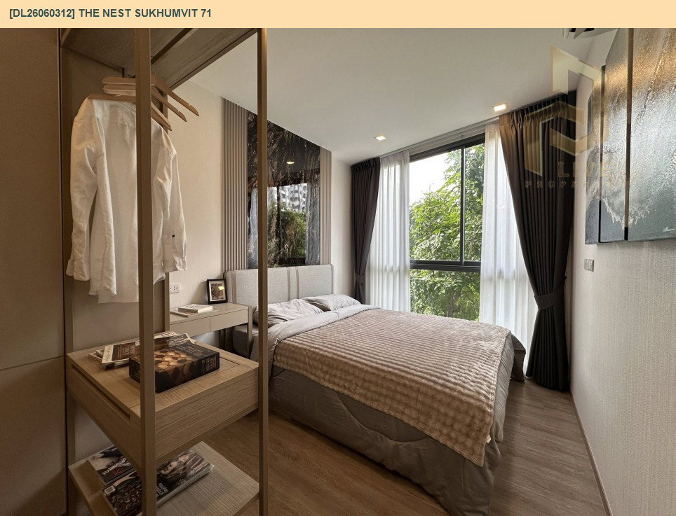 รูป DL26060311 ให้เช่าคอนโด เดอะ เนสท์ สุขุมวิท 71 (The Nest Sukhumvit 71) ใกล้ BTS พระโขนง พร้อมเข้าอยู่ โทรด่วน 0653619502 LineID @952jdxxk - รูปที่ 2/6