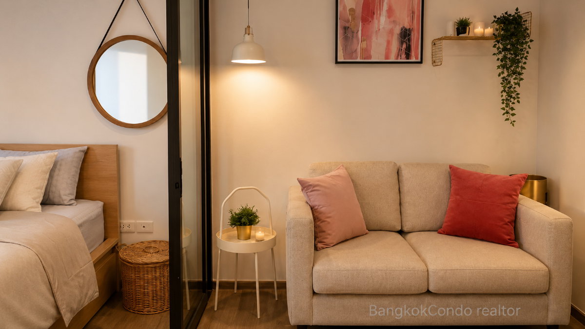 picture 🚆✨ Prime Condo Location For Rent 📌 The Base Park West  (Line: @rent2022) | Near BTS On Nut  ✨ Ready to Move In! ✨  📌 Ref Code: A03739 - 5/9
