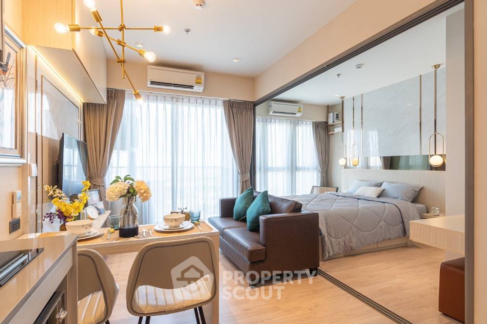 picture 1-BR Condo 34th-Floor, 33 Sqm | Whizdom Station Ratchada-Thrapra | 100m to BTS Talat Phlu (ID 597601) - 1/17