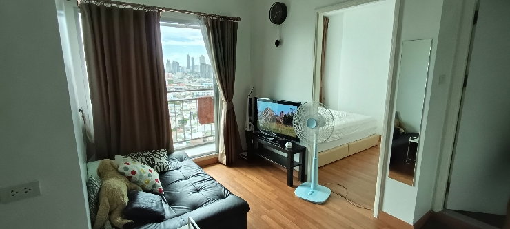 รูป [FOR RENT] คอนโดลุมพินี พาร์ค รัชดา-สาธุ 2นอน 36ตรม ค่าเช่าเพียง 15,000  ชั้นสูง วิวสระ พร้อมอยู่! - รูปที่ 1/13