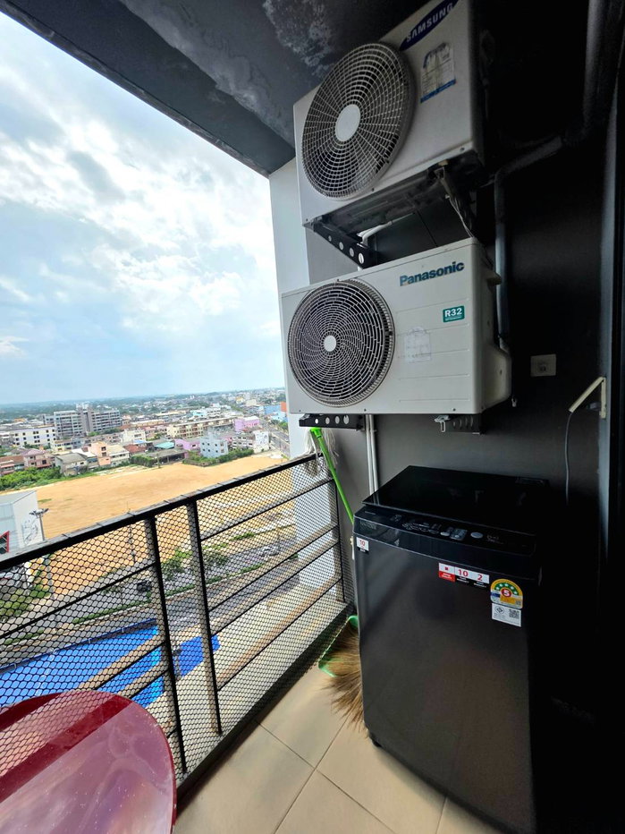 รูป ให้เช่า พลัสคอนโด 2  เขต 8 ชั้น 12 ทิศตะวันตก 1 ห้องนอน ขนาด 30 ตร.ม. วิวเขต 8 พร้อมอยู่ เช่า 7,500 บาท/เดือน - รูปที่ 10/21
