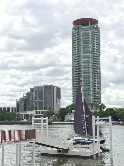 รูป ห้องวิวเอเชียทีค เห็นพลุทั้งปี | เฟอร์ครบ พร้อมอยู่ | ใกล้ ICONSIAM และ BTS กรุงธนบุรี | 15,000 บาท/เดือน - รูปที่ 41/42