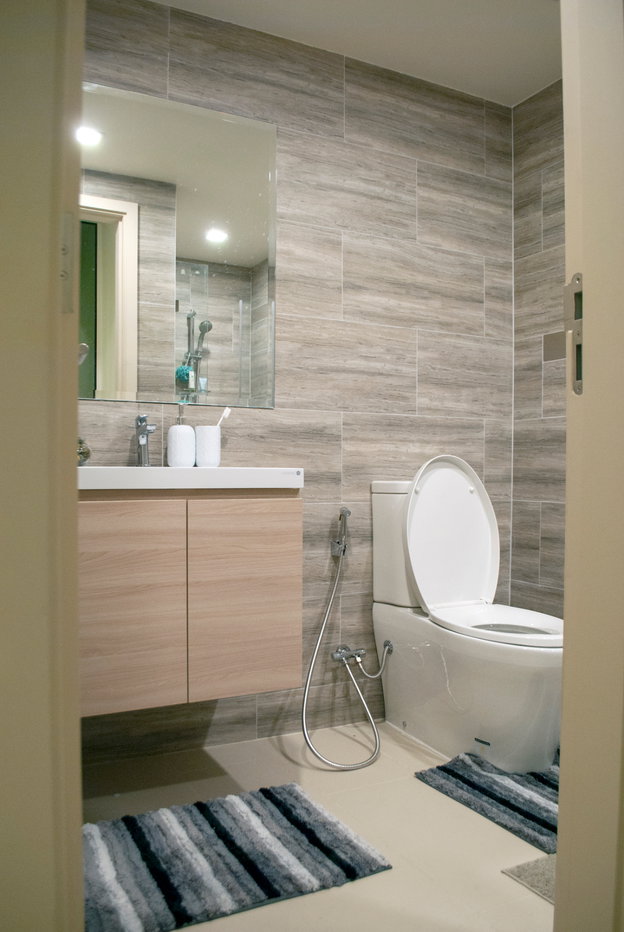 picture Rent: Furnished pet-friendly condo, garden view, 1 bed, 1 study, 2 bath, MRT Rama 9 - 6/12