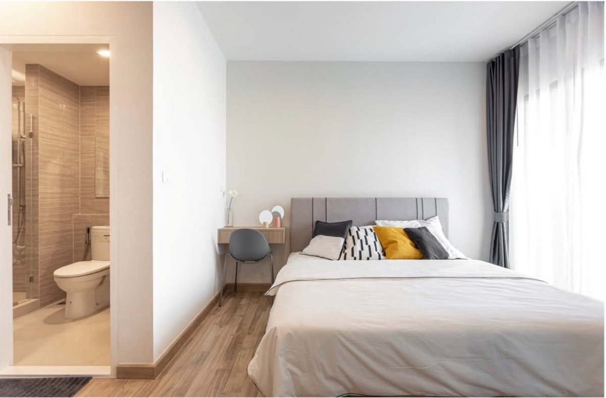 picture Condo for rent | 𝙣𝙞𝙘𝙝𝙚 𝙢𝙤𝙣𝙤 𝙎𝙪𝙠𝙝𝙪𝙢𝙫𝙞𝙩- 𝘽𝙚𝙖𝙧𝙞𝙣𝙜 | near BTS Bearing | 1 bedroom, ready to move in, all new appliances. - 4/12