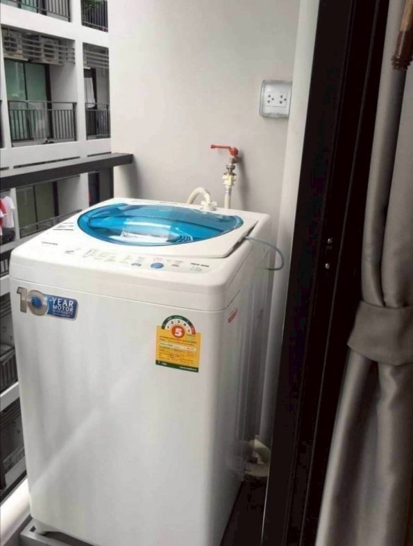 picture Condo for rent, Pause Sukhumvit 115, with washing machine, only 270 m from BTS Puchaow Station. - 7/9