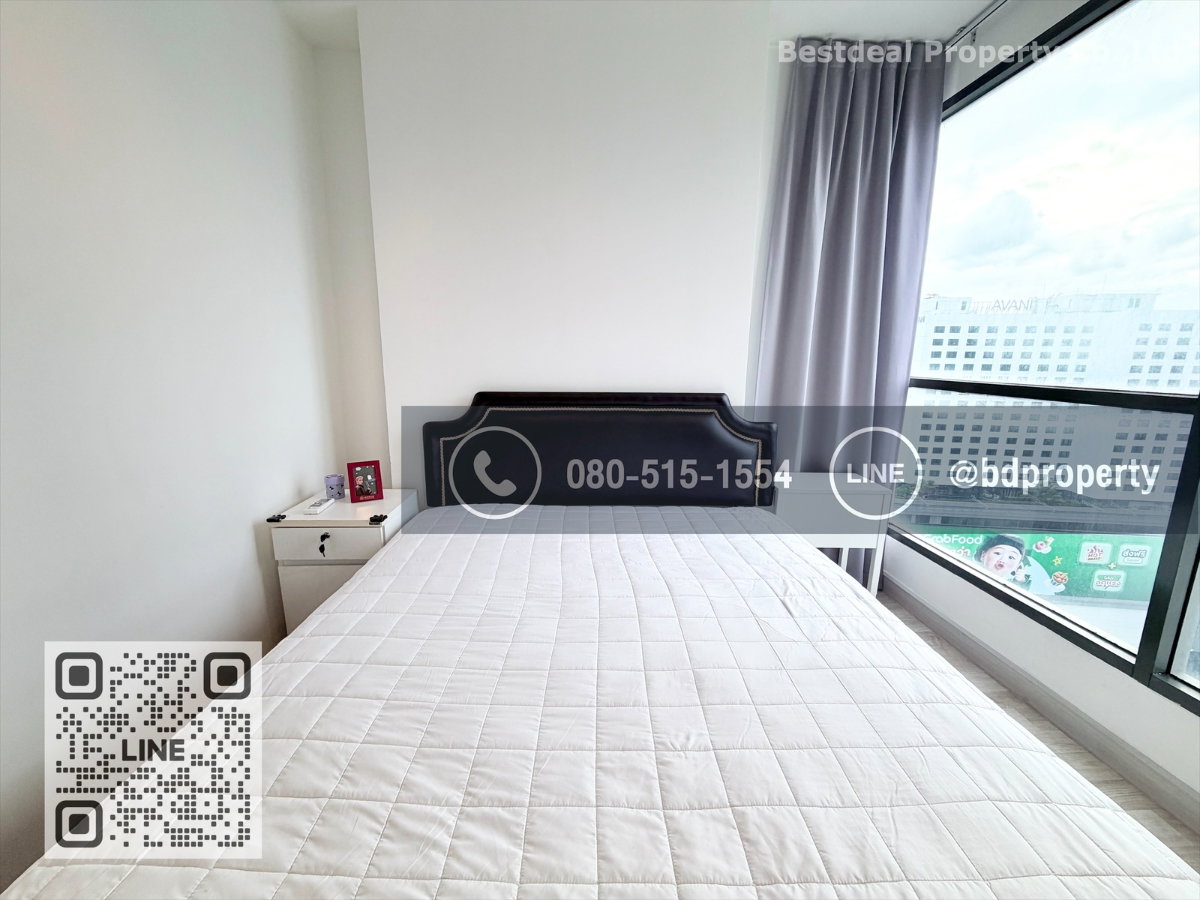 รูป Bestdeal ให้เช่าด่วน!!! 2 ห้องนอน ราคา 22,000 บาท/เดือน ห้องสวย Fully Furnished พร้อมเข้าอยู่ "IDEO MOBI RAMA 9" ใกล้MRTและเซ็นทรัลพระราม 9 - รูปที่ 9/16