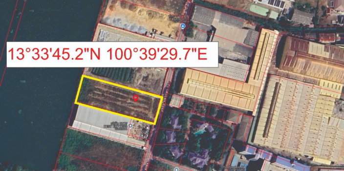picture Land for sale, leveled and ready for construction. Beautiful plot, prime location in Phraeksa Soi 12, Samut Prakan Province. - 6/6