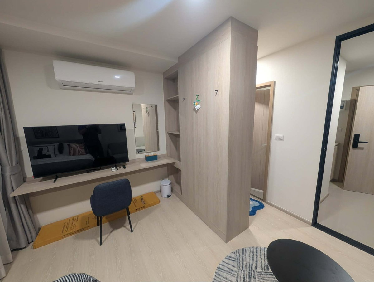 รูป ให้เช่า Dcondo Hype ม.กรุงเทพ มีเครื่องซักผ้า ✅ค่าเช่า : 11,000/เดือน 🛌ขนาดห้อง : 25 ตรม ทักไลน์ @802dkhwu ตอบเร็ว นัดดูห้องได้ทันที - รูปที่ 3/3