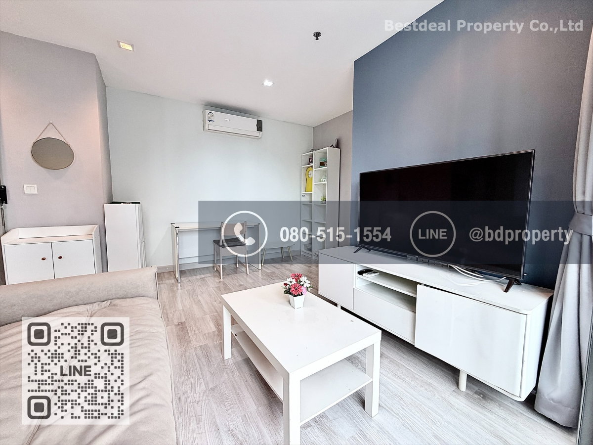 รูป Bestdeal ให้เช่าด่วน!!! 2 ห้องนอน ราคา 22,000 บาท/เดือน ห้องสวย Fully Furnished พร้อมเข้าอยู่ "IDEO MOBI RAMA 9" ใกล้MRTและเซ็นทรัลพระราม 9 - รูปที่ 6/16