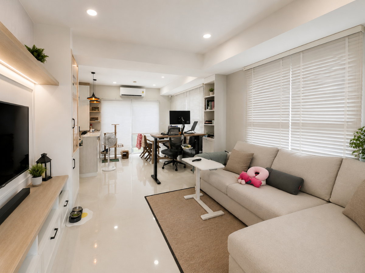 รูป ขายด่วน Townhome 2 ชั้น Indy Westgate | บ้านสวย ตกแต่งครบ Built-in ทั้งหลัง | ทำเลคลองบางไผ่–บางบัวทอง ใกล้ MRT คลองบางไผ่ - รูปที่ 9/33
