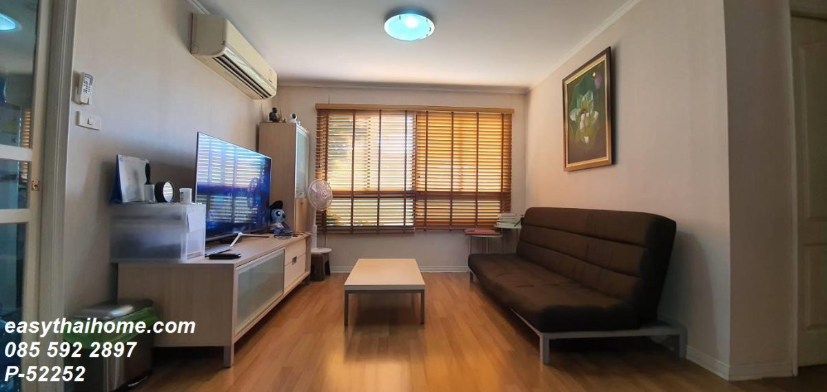 รูป P-52252 — ให้เช่าคอนโด ตึก A ชั้น 4 Lumpini Place Narathiwas 24 ขนาด 2 นอน 1 น้ำ วิวเมือง ใกล้เซ็นทรัลพระราม 3 085-592-2897 Line: @easythaihome - รูปที่ 4/11