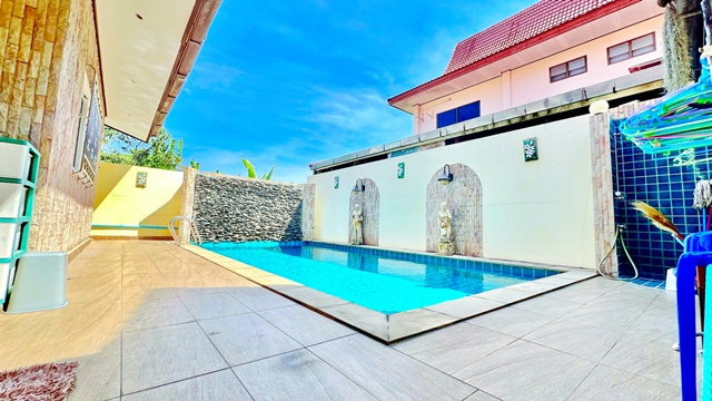 รูป ใกล้เทศบาลเมืองหนองปรือ 500 ม. 132 ตร.ว. พรประภานิมิตร13-19 พูลวิลล่า 2 ชั้น 3 นอน 3 น้ำ 527 ตร.ม. พร้อมสระว่ายน้ำส่วนตัว เฟอร์ฯครบครัน - รูปที่ 5/8