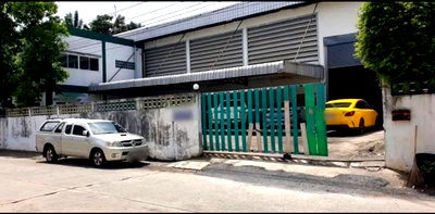 Factory for sale Bang Phli Industrial Estate :  Warehouse for sale, 1,200 sq m, dark purple zoning, Bang Sao Thong, Samut Prakan.