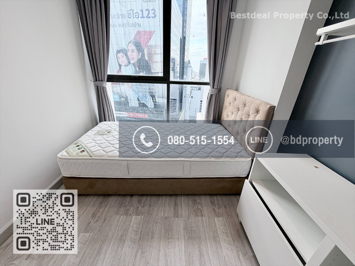 รูป Bestdeal ให้เช่าด่วน!!! 2 ห้องนอน ราคา 22,000 บาท/เดือน ห้องสวย Fully Furnished พร้อมเข้าอยู่ "IDEO MOBI RAMA 9" ใกล้MRTและเซ็นทรัลพระราม 9 - รูปที่ 12/16