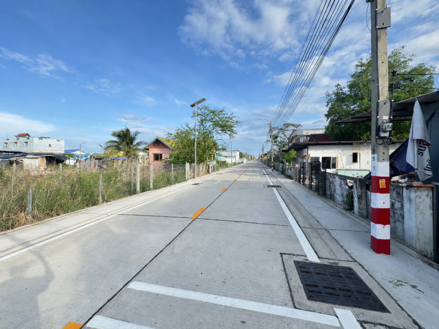 รูป ที่ดินเหลี่ยมสวย ประชาอุทิศ90 ซอยหลอดปิ้ง ซอย3 ราคาจับต้องได้ - รูปที่ 4/14