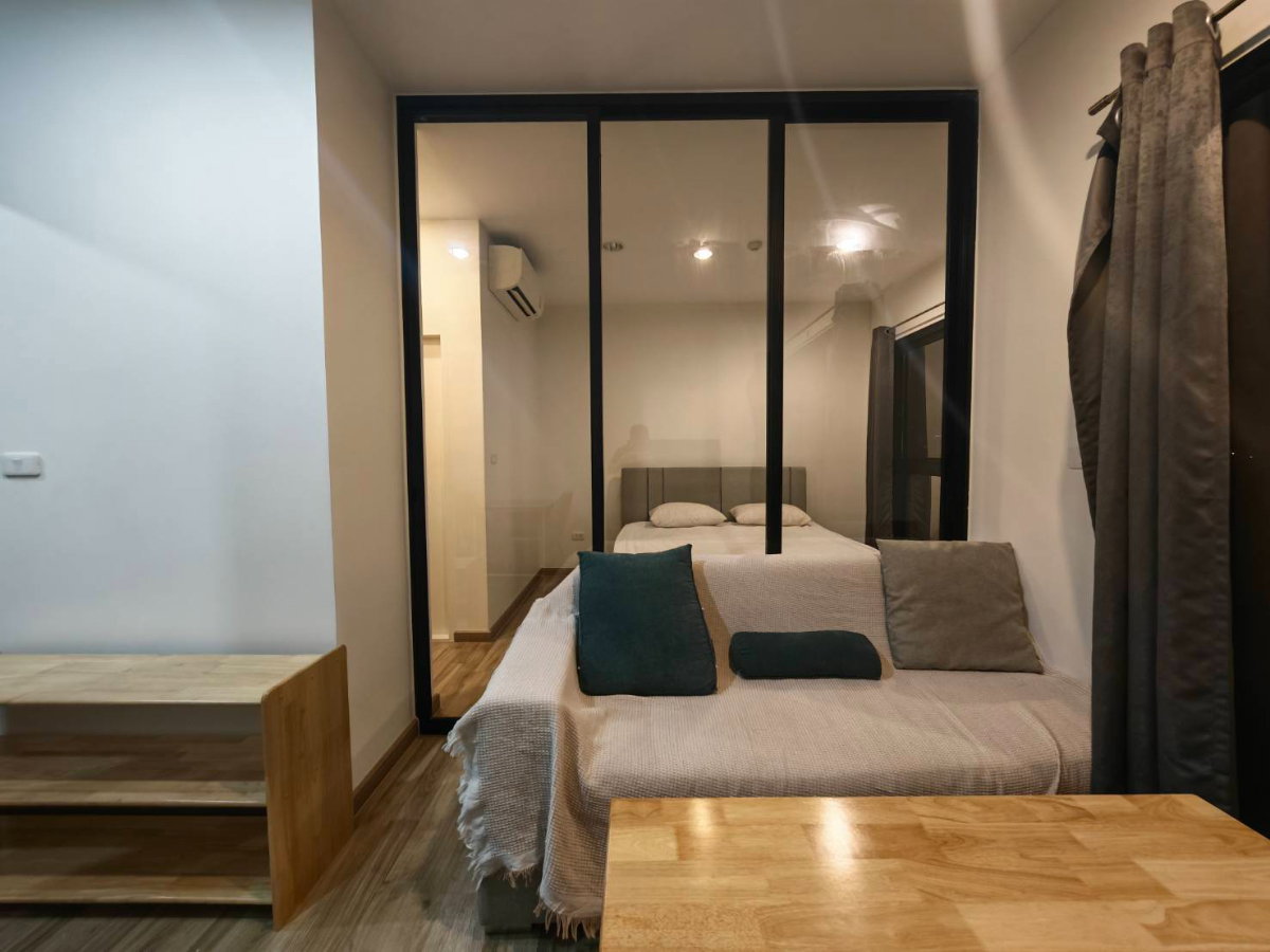 รูป ให้เช่าราคาดีที่สุดniche mono เจริญนคร ห้องกั้น1Bed เดินทางไปบางรัก สาทรสะดวก ห้องใหญ่ มีเครื่องซักผ้า ห้องมุม เป็นส่วนตัว0649742441 - รูปที่ 9/14