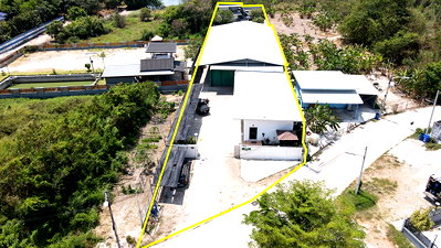Factory for sale : Factory for Sale with Office & Worker Housing – Ban Bueng, Chonburi  Near Ban Bueng–Klaeng Road, Chonburi   1 Rai 1 Ngan 20 Sq.Wah   940 Sq.m.