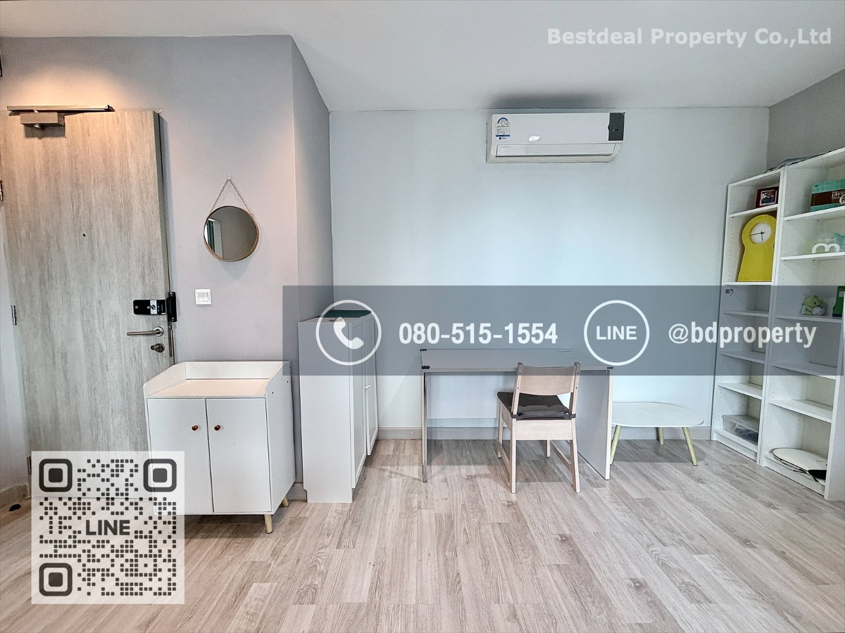 รูป Bestdeal ให้เช่าด่วน!!! 2 ห้องนอน ราคา 22,000 บาท/เดือน ห้องสวย Fully Furnished พร้อมเข้าอยู่ "IDEO MOBI RAMA 9" ใกล้MRTและเซ็นทรัลพระราม 9 - รูปที่ 5/16