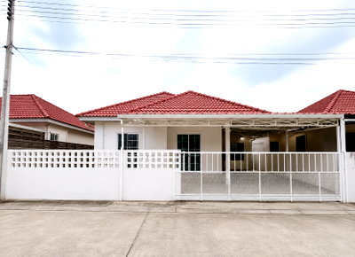 บ้านเดี่ยว ชลบุรี : ขายบ้านเดี่ยว ม.สุขเจริญ2 ใกล้ดับเพลิง เครือสหัฒน์ ศรีราชา