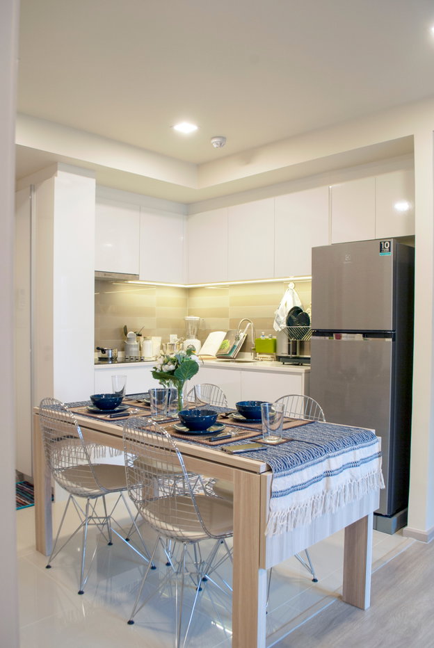 picture Rent: Furnished pet-friendly condo, garden view, 1 bed, 1 study, 2 bath, MRT Rama 9 - 3/12