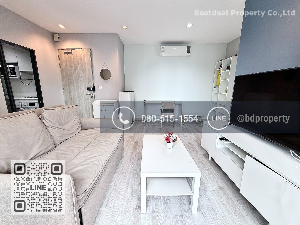รูป Bestdeal ให้เช่าด่วน!!! 2 ห้องนอน ราคา 22,000 บาท/เดือน ห้องสวย Fully Furnished พร้อมเข้าอยู่ "IDEO MOBI RAMA 9" ใกล้MRTและเซ็นทรัลพระราม 9 - รูปที่ 1/16