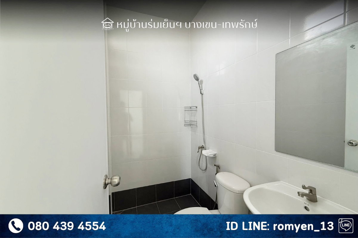รูป ปล่อยเช่า 10000 บาท! บ้านทาวน์โฮมใหม่ 2 ชั้น ใกล้ BTS  3 ห้องนอน 2 ห้องน้ำ 2 ที่จอดรถ บางเขน เทพรักษ์ - รูปที่ 7/9