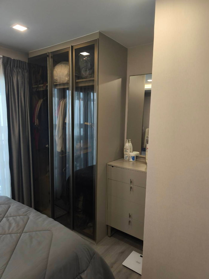 รูป ให้เช่า The politan breeze ชั้น 8 ขนาด 30 ตร.ม. แบบ 1 ห้องนอนแยก แต่งสวย ครบพร้อมอยู่ - รูปที่ 6/12