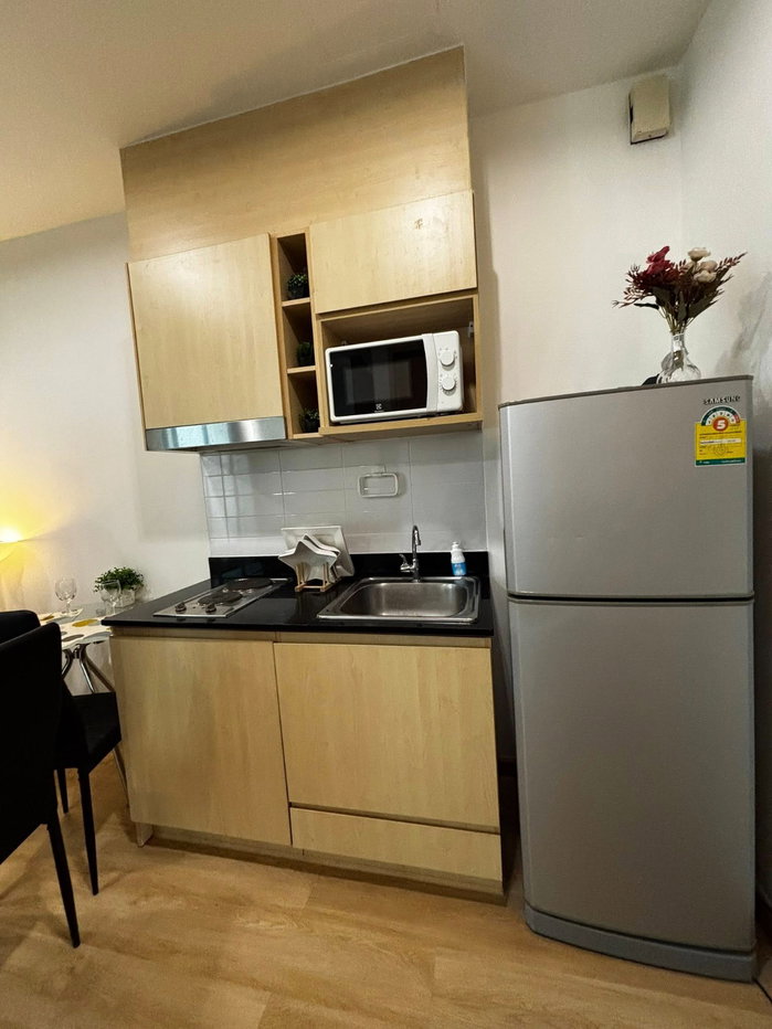 picture Condo for RENT : Ideo Ratchada Huaykwai condo 𝐒𝐢𝐳𝐞 : 26 sqm. 𝐓𝐲𝐩𝐞 : Studio 1 Bath /1 Bath 𝐅𝐥𝐨𝐨𝐫 : 12th - 12/12