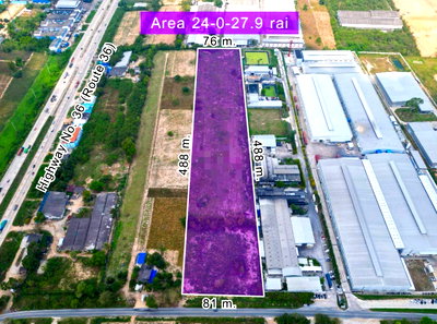 ที่ดิน ระยอง : ที่ดินอุตสาหกรรม ผังสีม่วงลายจุดขาว – นิคมพัฒนา ระยอง