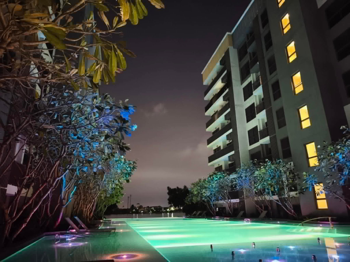 รูป ให้เช่า The politan breeze ชั้น 8 ขนาด 30 ตร.ม. แบบ 1 ห้องนอนแยก แต่งสวย ครบพร้อมอยู่ - รูปที่ 2/12