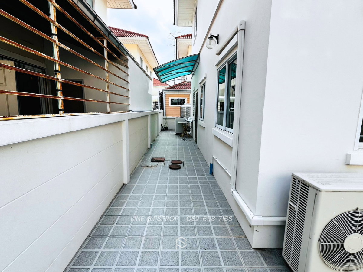 รูป บ้านเช่าบางเเสน ใกล้ถนนข้าวหลาม ใกล้ถนนสุขุมวิท หมู่บ้านมณีรินทร์บางแสน✅  พร้อมเข้าอยู่ #HRS0075 - รูปที่ 7/8