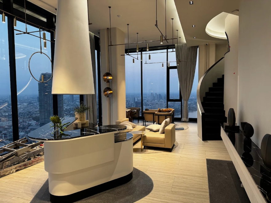 รูป ห้องวิวเอเชียทีค เห็นพลุทั้งปี | เฟอร์ครบ พร้อมอยู่ | ใกล้ ICONSIAM และ BTS กรุงธนบุรี | 15,000 บาท/เดือน - รูปที่ 22/42