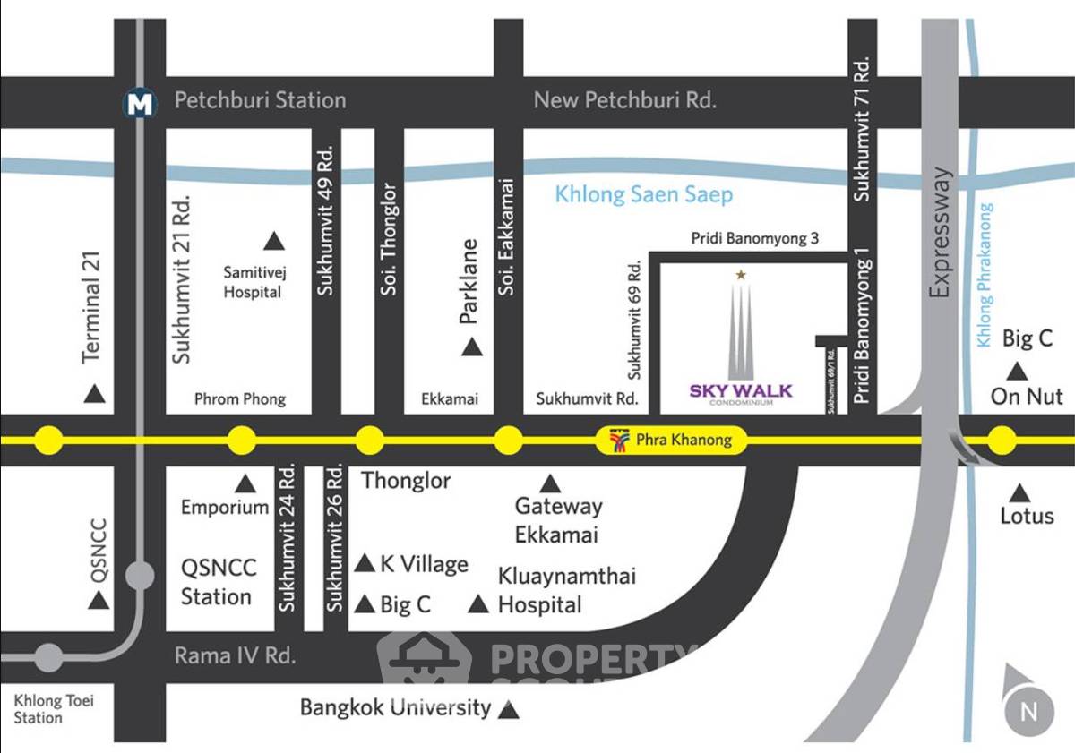 รูป คอนโด 1-ห้องนอน ที่ สกาย วอล์ค เรสซิเดนซ์ ใกล้ BTS พระโขนง (ID 2480647) - รูปที่ 18/18