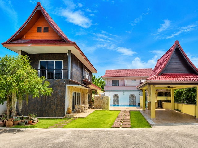 รูป พรประภานิมิตร13-19 พูลวิลล่า 2 ชั้น 3 นอน 3 น้ำ ใกล้เทศบาลเมืองหนองปรือ 500 ม. 132 ตร.ว. 527 ตร.ม. พร้อมสระว่ายน้ำส่วนตัว เฟอร์ฯครบครัน - รูปที่ 1/8