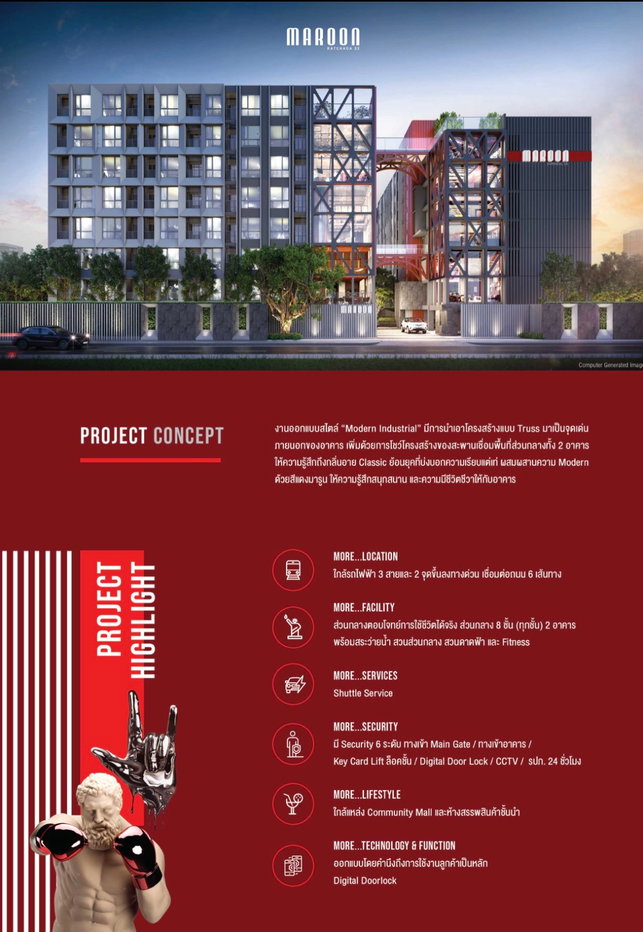 picture Urgent!! for rent, Maroon Ratchada 32, good location next to BTS. - 8/16