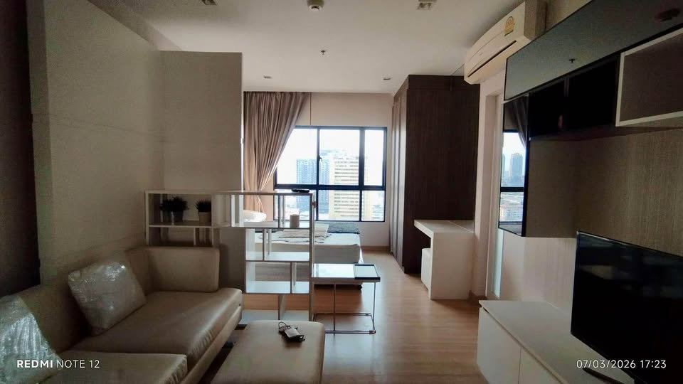 รูป SL147/[เช่าด่วน] Urbano Absolute Sathon-Taksin ชั้น 21 วิวแม่น้ำทิศใต้ ห้องกว้าง 31 ตร.ม. เฟอร์ฯ บิวท์อินครบ ใกล้ BTS กรุงธนบุรี & ICONSIAM - รูปที่ 21/21