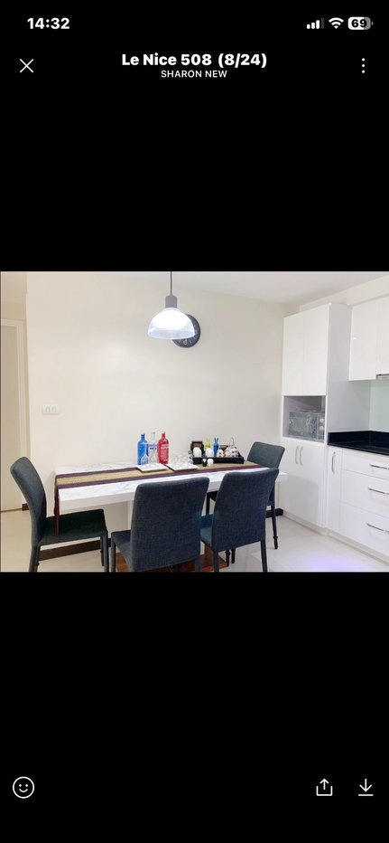 รูป Available for rent! Le Nice Ekamai. A Cozy 2 Bedroom with 65 sqm. Fully furnished ready to move in. - รูปที่ 3/15