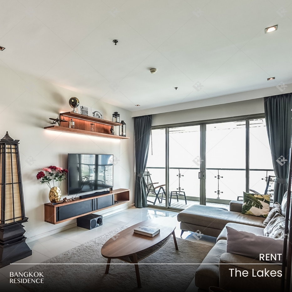 รูป เช่าคอนโด 💎 The Lakes 2นอน 173ตร.ม. 110k 🏞️🌳 ยูนิตมุมสวย วิวสวนเบญ เฟอร์ครบ   - รูปที่ 1/15