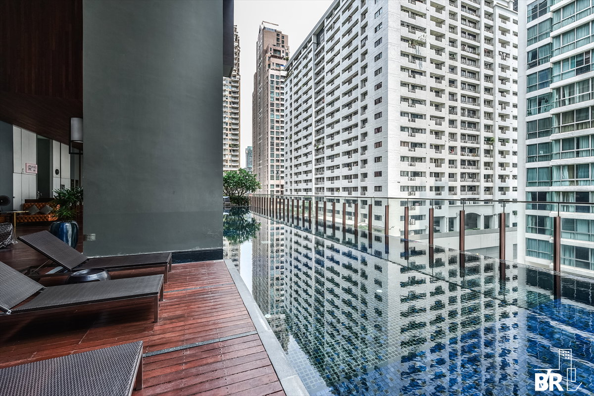รูป 🏙️ ขายคอนโด 1 ห้องนอนใหญ่ Hansar Residences Bangkok ใกล้ BTS ราชดำริ🌳6.5ล้าน! - รูปที่ 2/5