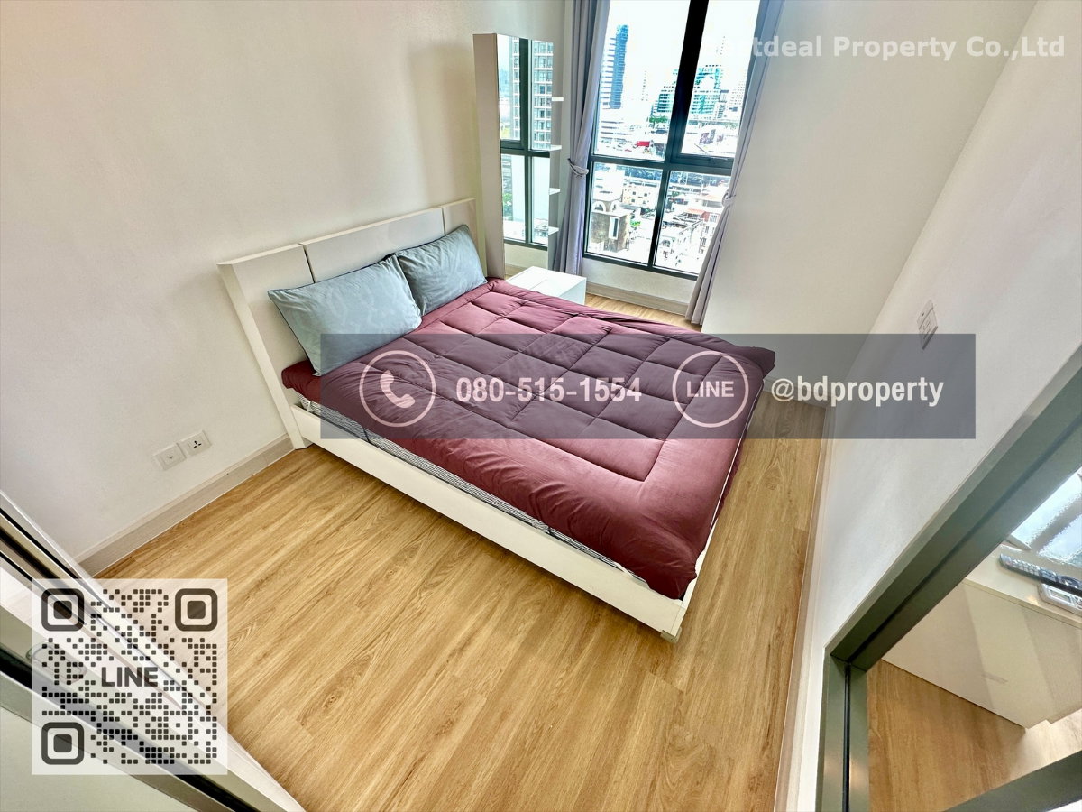รูป Bestdeal ให้เช่า 1 ห้องนอน 31ตรม.ราคา 15,000/เดือนเท่านั้น เฟอร์นิเจอร์และเครื่องใช้ไฟฟ้าครบ“IDEO MOBI RAMA 9” ใกล้MRT และ เซ็นทรัลพระราม 9 - รูปที่ 6/12