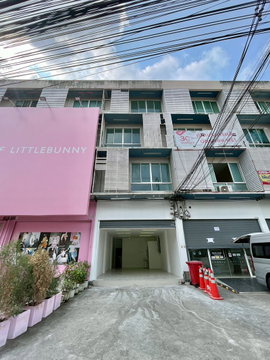 ให้เช่าอาคารพาณิชย์ 4 ชั้น ติดถนนลาซาล (สุขุมวิท 105) บางนา