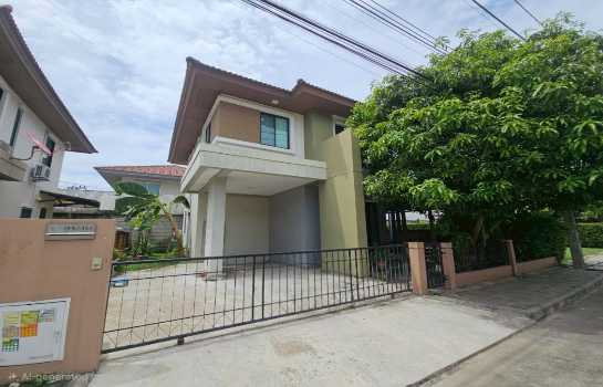 รูป ขาย บ้านเดี่ยว หลังมุม ติดสนามหญ้า Habitia Ratchapruek 130 ตรม 50 ตรว ร่มรื่น น่าอยู่ - รูปที่ 2/9