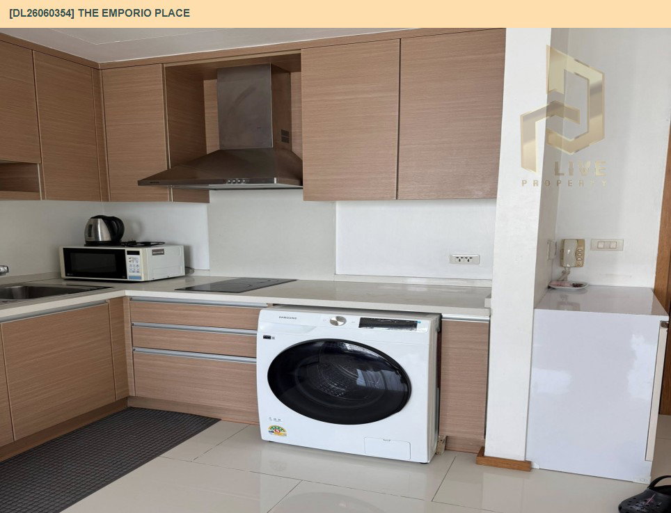 รูป DL26060354 ให้เช่าคอนโด ดิ เอ็มโพริโอ เพลส (The Emporio Place) ใกล้ BTS พร้อมพงษ์ พร้อมเข้าอยู่ โทรด่วน 0638692663 LineID @952jdxxk - รูปที่ 7/9