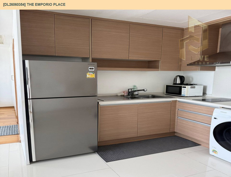 รูป DL26060354 ให้เช่าคอนโด ดิ เอ็มโพริโอ เพลส (The Emporio Place) ใกล้ BTS พร้อมพงษ์ พร้อมเข้าอยู่ โทรด่วน 0638692663 LineID @952jdxxk - รูปที่ 6/9