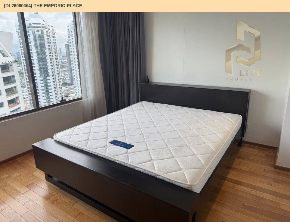 รูป DL26060354 ให้เช่าคอนโด ดิ เอ็มโพริโอ เพลส (The Emporio Place) ใกล้ BTS พร้อมพงษ์ พร้อมเข้าอยู่ โทรด่วน 0638692663 LineID @952jdxxk - รูปที่ 3/9