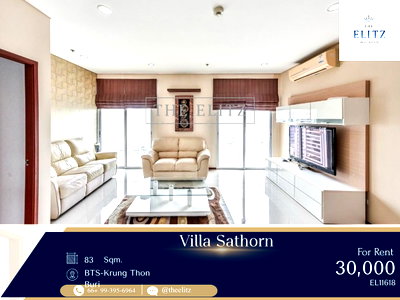 คอนโดให้เช่า : ✨ Live in the Heart of the CBD – Just Steps from BTS Krung Thon Buri ✨